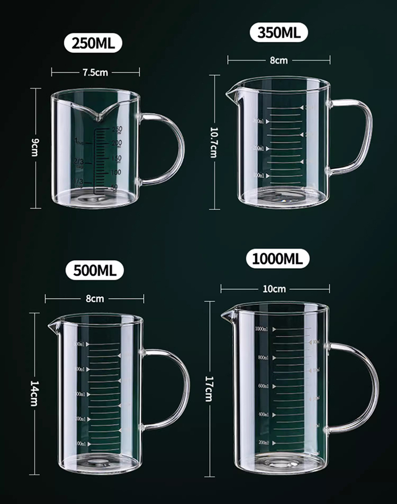 YWDL 1/2pcs Glass Measuring Cu - Candle Making Jug ulasan dan harga