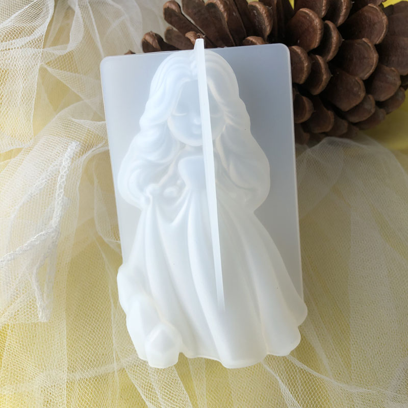 3D Cute Princess Silicone Cand - Candle Making Design ulasan dan harga