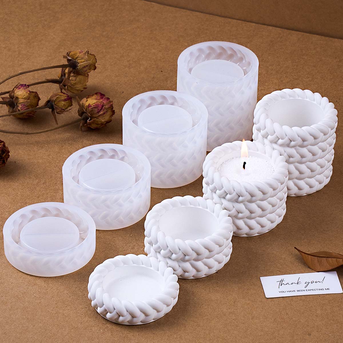 1/2/3/4 Floors Hemp Rope Candl - Candle Making Jug ulasan dan harga