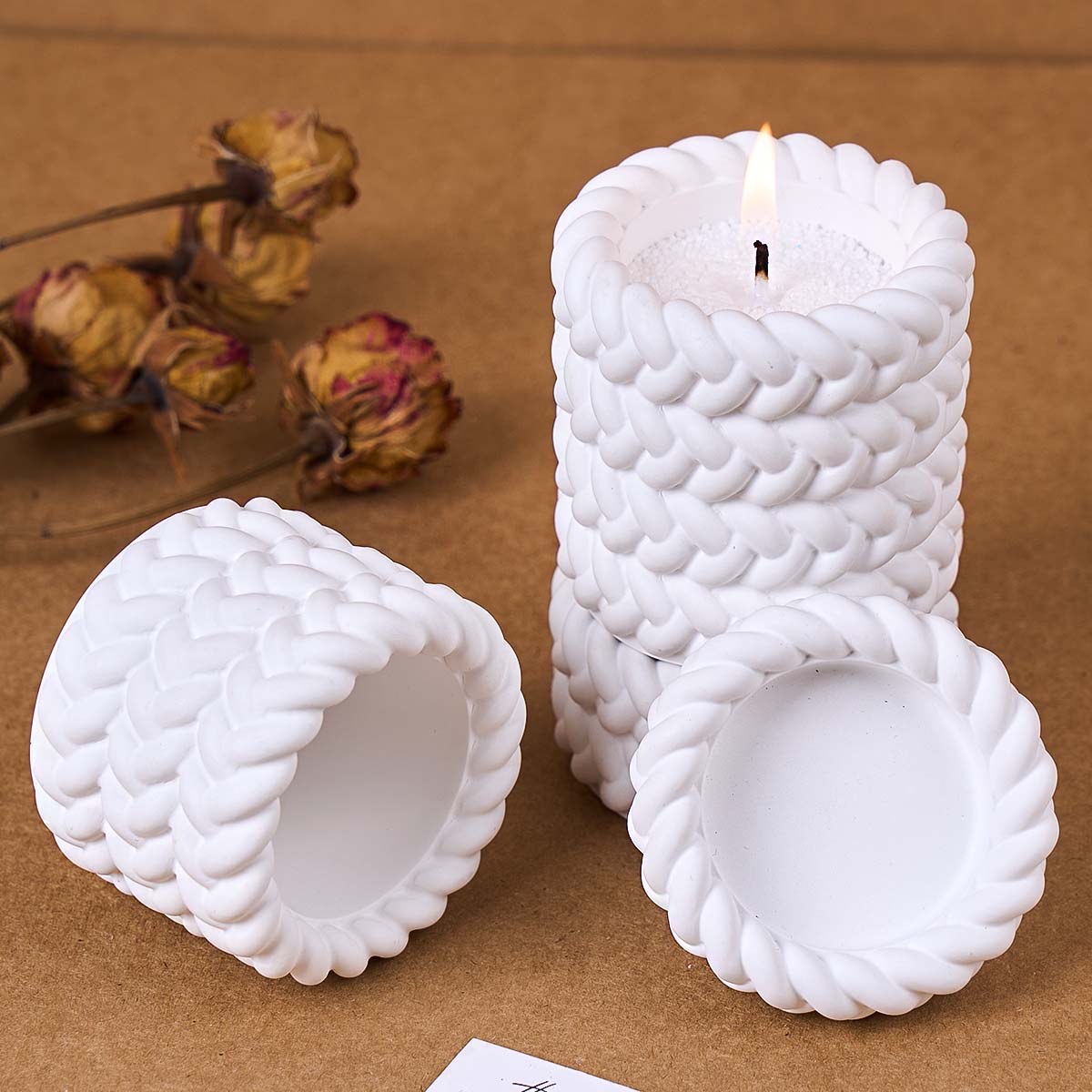 1/2/3/4 Floors Hemp Rope Candl - Candle Making Jug ulasan dan harga