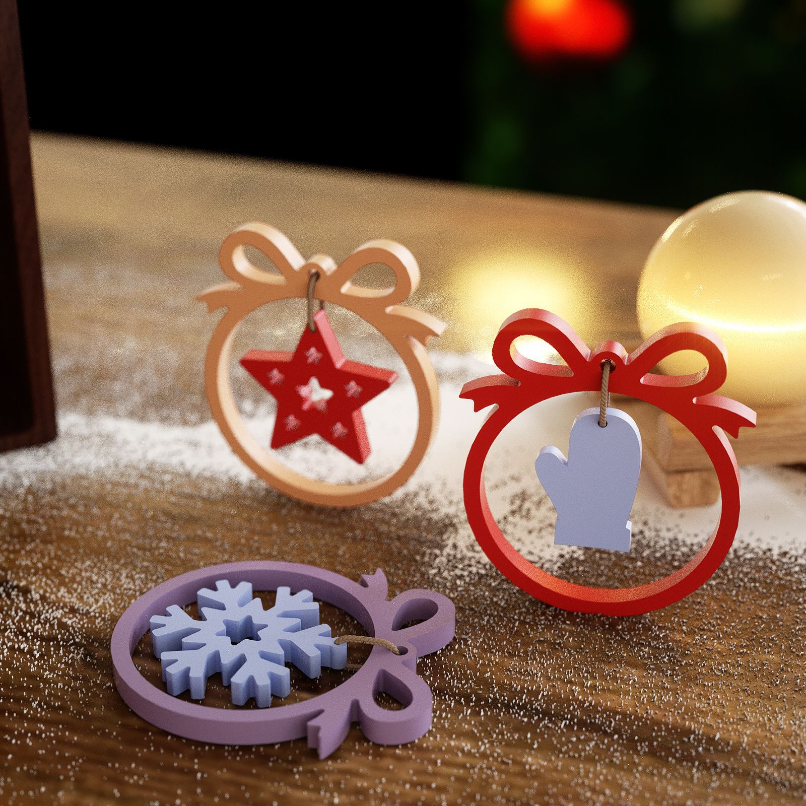 1/3 piece Christmas resin sili - Candle Making Design ulasan dan harga