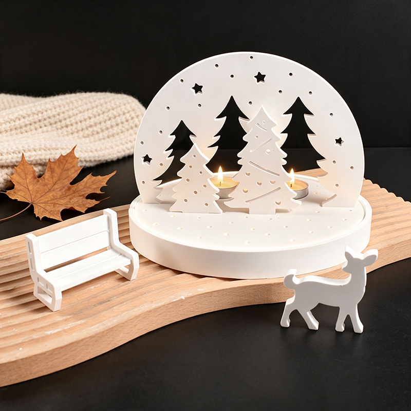 Christmas Elk Tealight Candle  - Candle Making Design ulasan dan harga