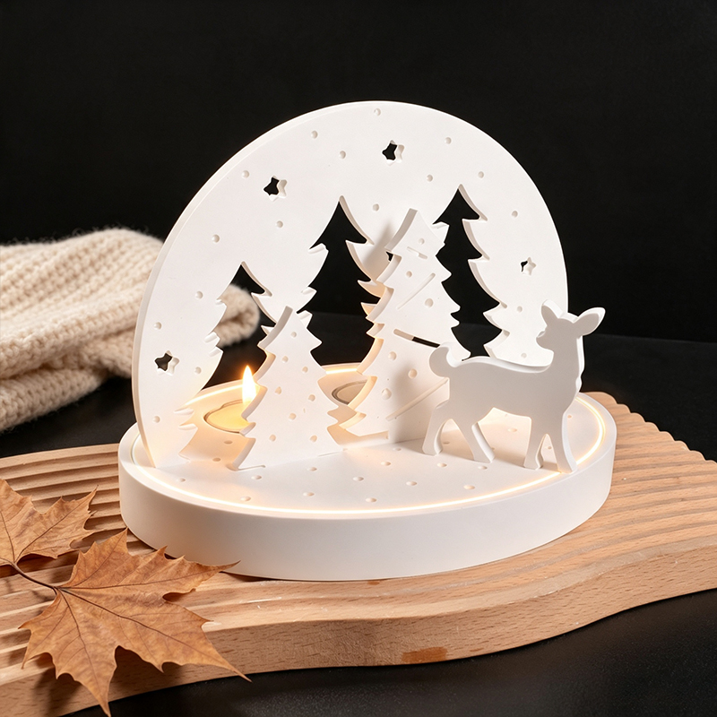 Christmas Elk Tealight Candle  - Candle Making Design ulasan dan harga
