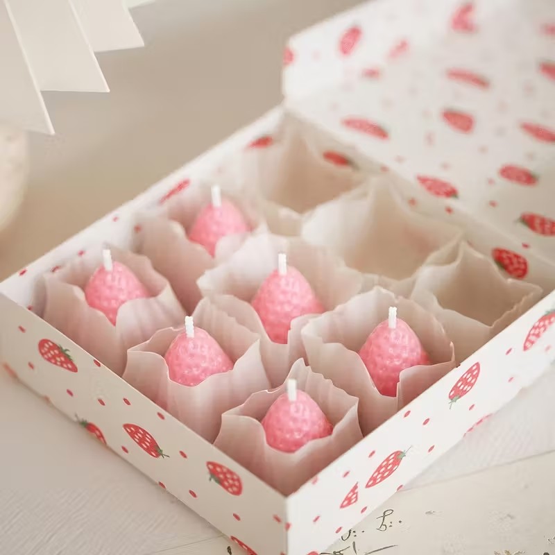 Strawberry Silicone Candle Mol - Candle Making Tutorial ulasan dan harga