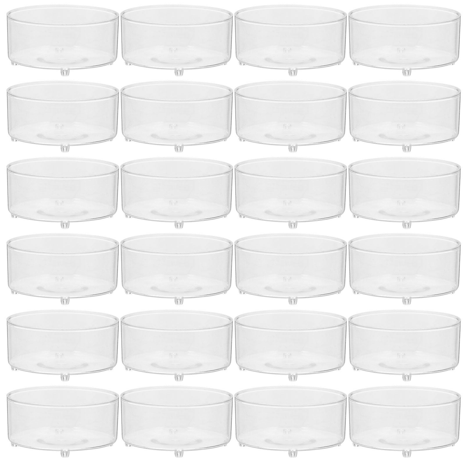 50Pcs Plastic Cups for Tealigh - Candle Making Design ulasan dan harga