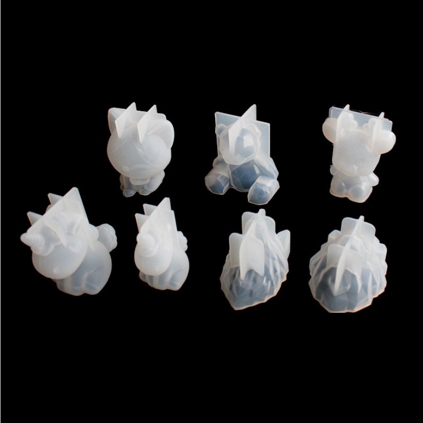 Transparent Unicorn Silicone E - Candle Making Design ulasan dan harga