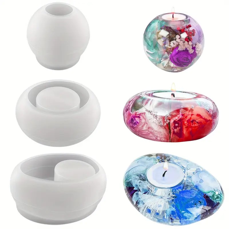 Tealight Candle Holder Resin S - Candle Making Design ulasan dan harga