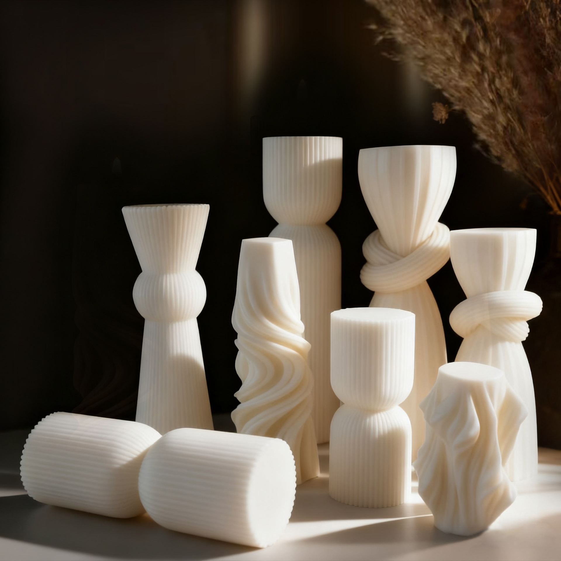 Nordic Minimalist White Scente - Candle Making Design ulasan dan harga