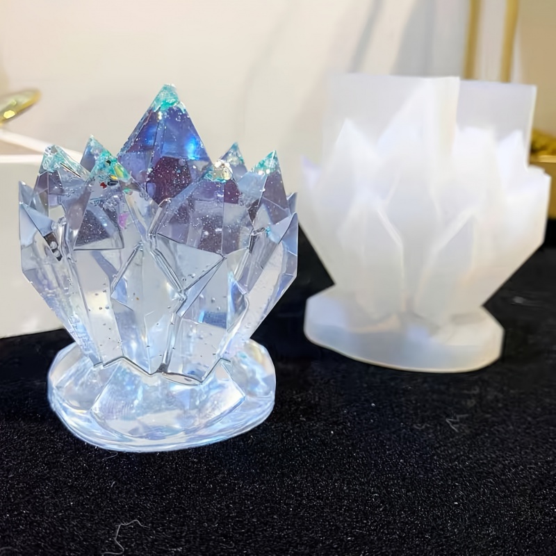 1pcCrystal Cluster Decorative  - Candle Making Design ulasan dan harga