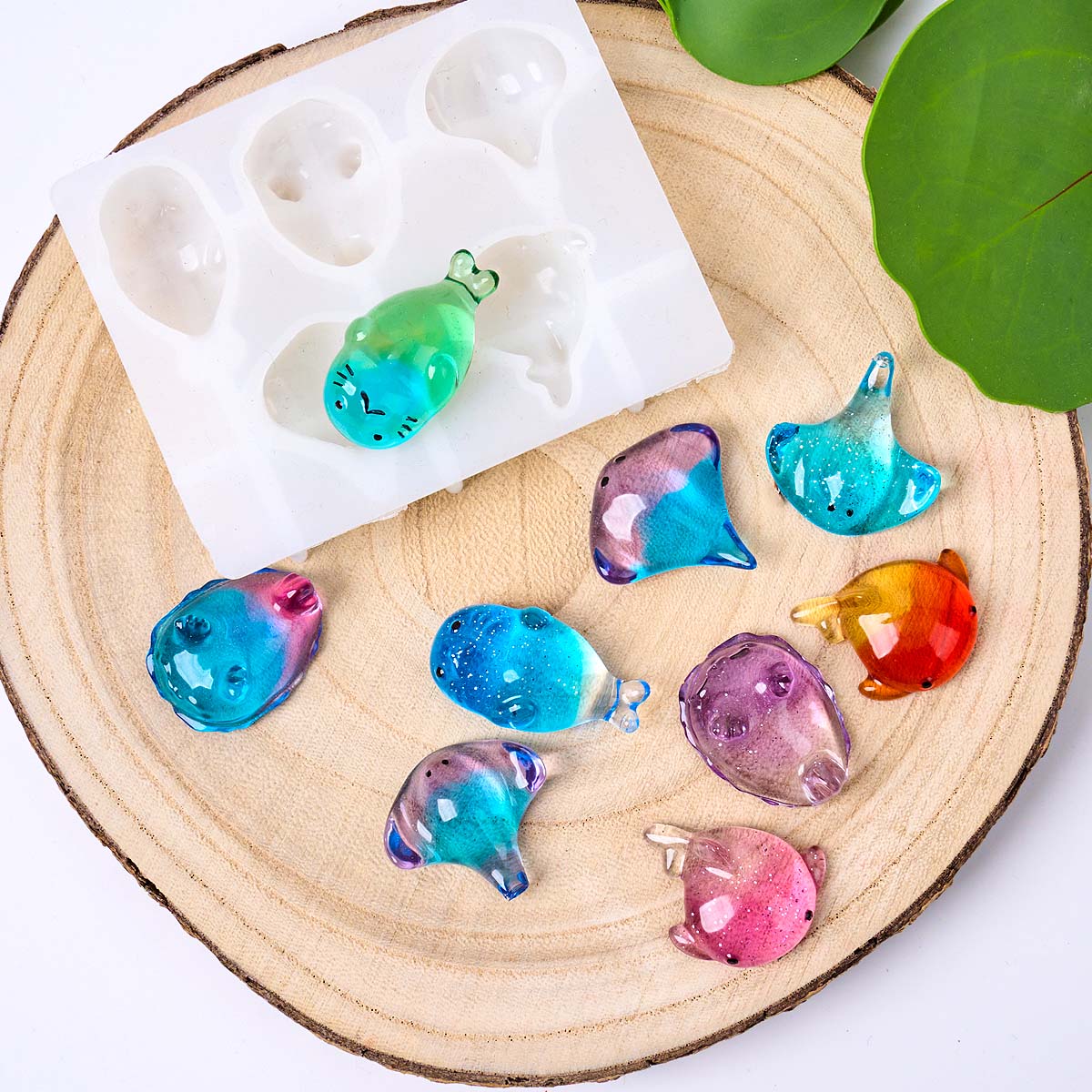 3D Healing Kawaii Manta Ray Wh - Candle Making Design ulasan dan harga