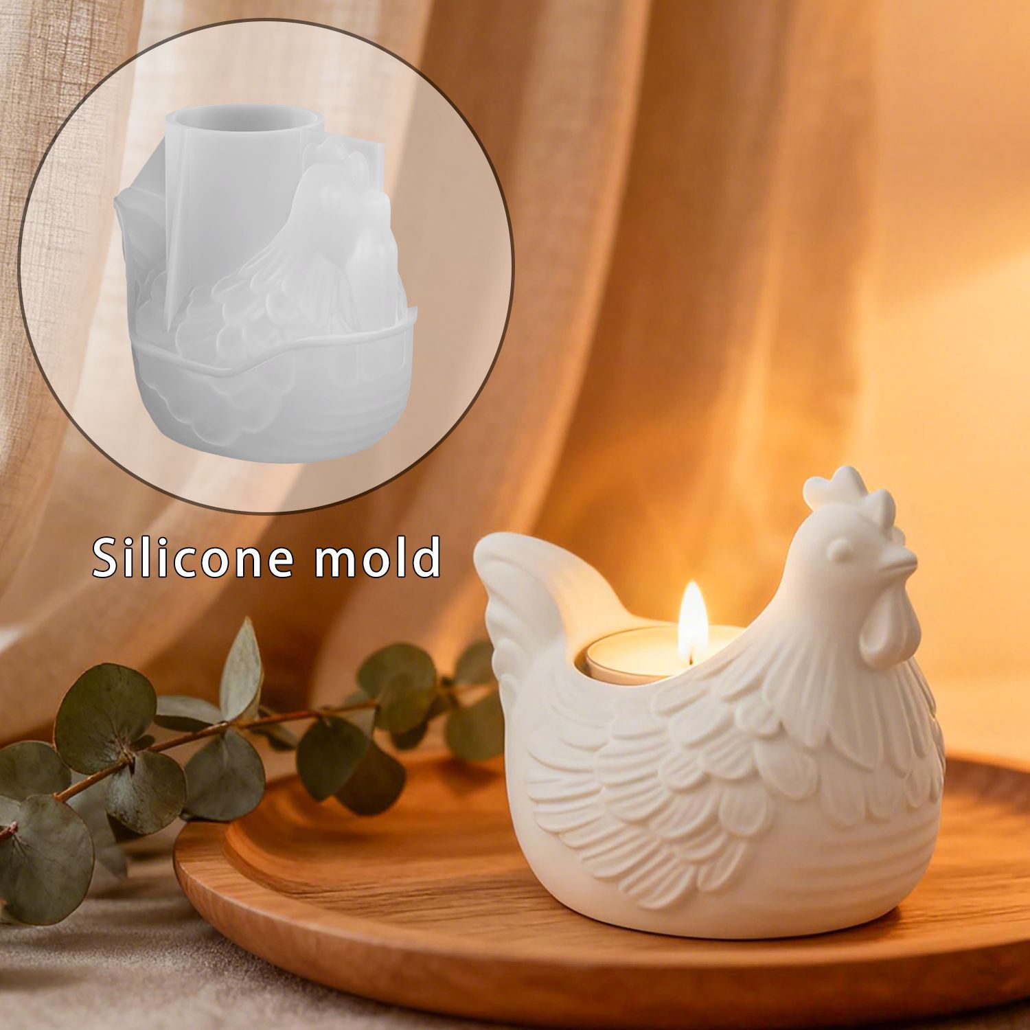 DIY 3D Little Chicken Candle H - Candle Making Design ulasan dan harga
