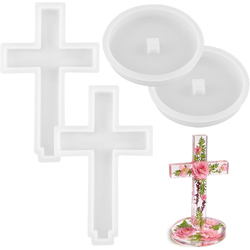 Two silicone molds with a base - Candle Making Jug ulasan dan harga