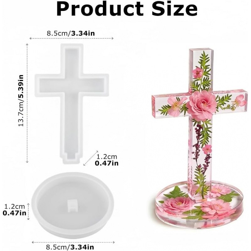 Two silicone molds with a base - Candle Making Jug ulasan dan harga