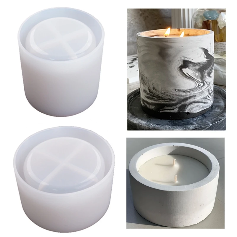 3 Sizes Round Cement Concrete  - Candle Making Jug ulasan dan harga