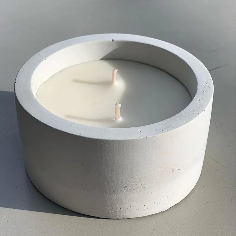 3 Sizes Round Cement Concrete  - Candle Making Jug ulasan dan harga